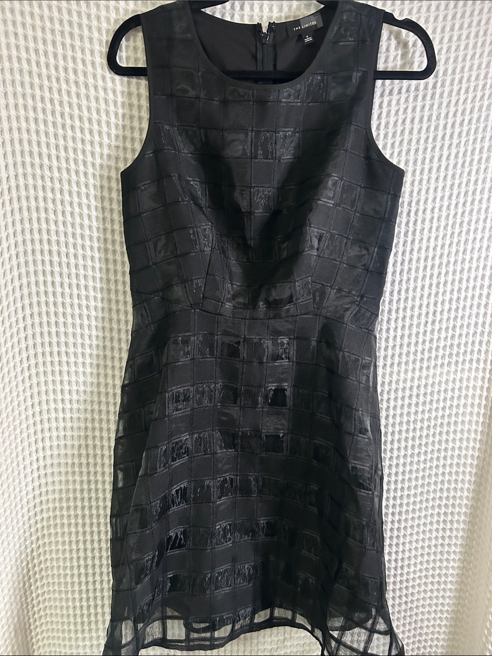 🦋🖤The Limited Black Sleeveless Fit-and-Flare Mini Dress - Picture 2 of 4